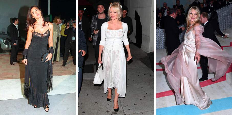 Kate Moss, Jenifer, Salma Hayek... Voici comment les stars ont adopté la robe nuisette