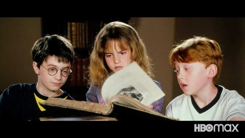 Daniel Radcliffe, Emma Watson et Rupert Grint sur le tournage d'Harry Potter à l'école des sorciers