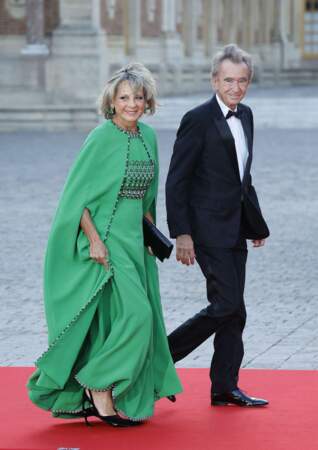 Le milliardaire français Bernard Arnault et sa femme Hélène Mercier-Arnault 