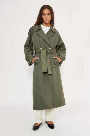 Trench coat femme 2023 : le trench oversize ceinturé 