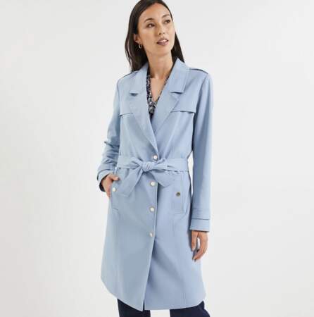Trench coat femme 2023 : le trench pastel 