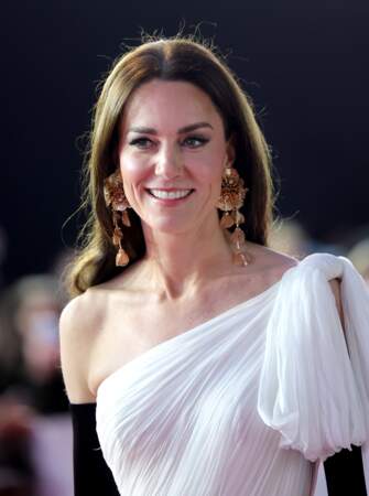 Les boucles d'oreilles Zara de Kate Middleton, le 19 février 2023