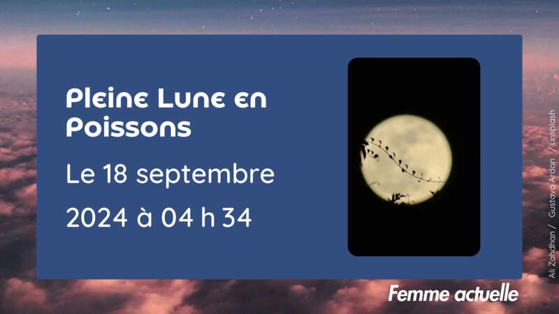Pleine lune en Poissons du 18 septembre à 04 h 34