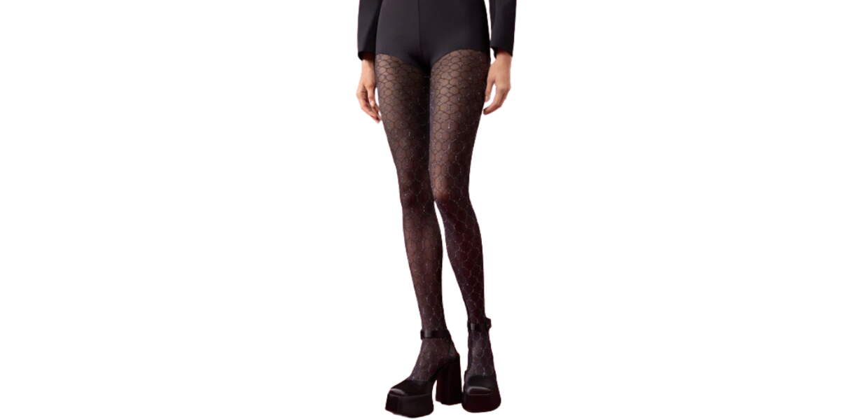 Collants élégants model 195598 Gatta en nylon écologique Q-NOVA by Fulgar design sophistiqué motif discret lingerie sexy femmes