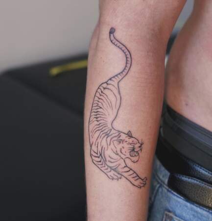 Le tatouage tigre