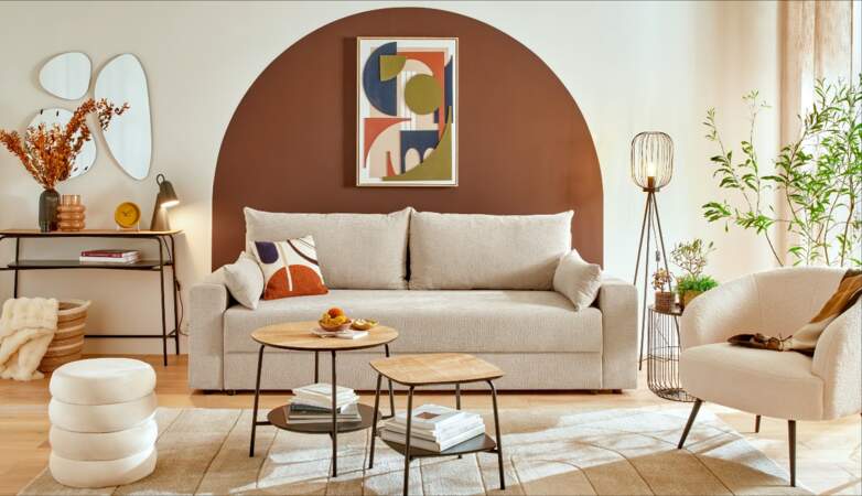 Déco de salon : quelle couleur de mur choisir avec un canapé beige ou taupe ?