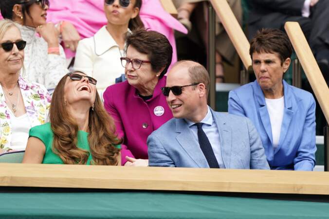 William et Kate au tournoi de tennis de Wimbledon, à Londres