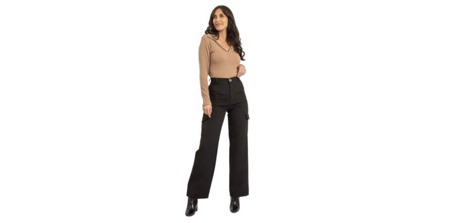 Pantalon cargo noir