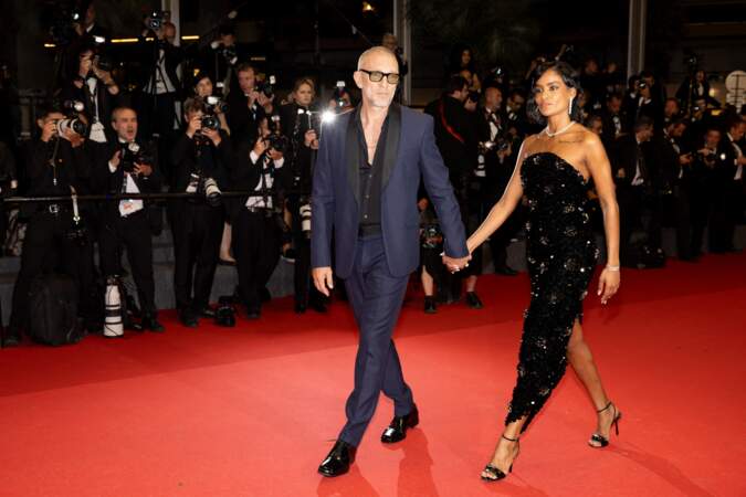 Vincent Cassel et sa compagne Narah Baptista au festival de Cannes