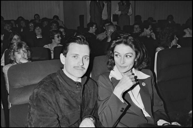 Anouk Aimée et Francis Huster en 1982