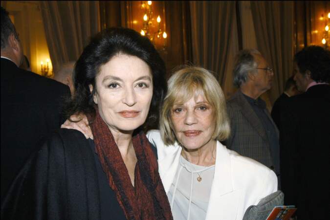 Jeanne Moreau et Anouk Aimée