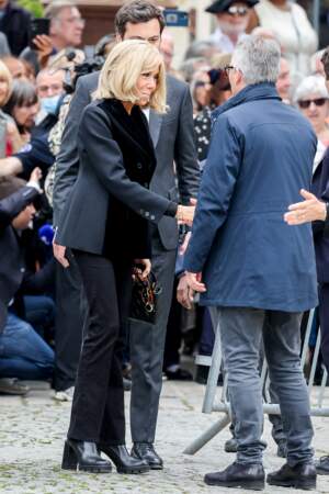 Brigitte Macron aux funérailles de Françoise Hardy