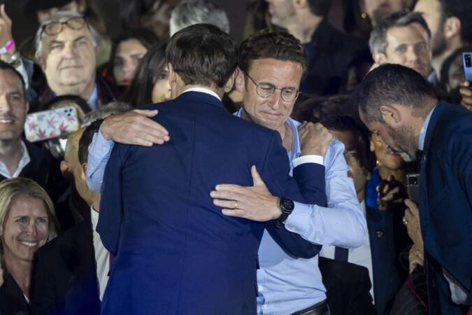 Laurent Macron et son frère Emmanuel Macron