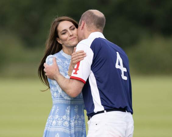 William et Kate à un match de polo, à Windsor