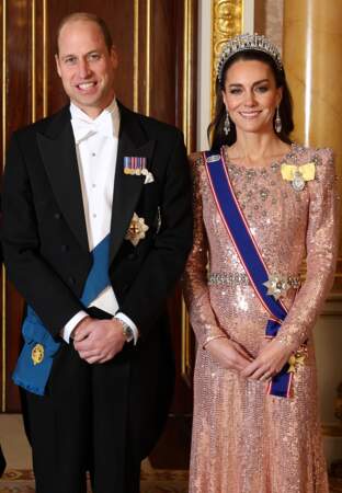 William et Kate, au palais de Buckingham