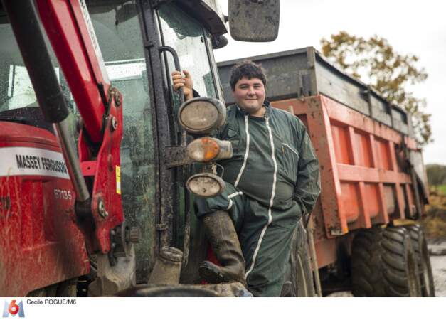 Valentin, 26 ans, éleveur de vaches laitières et polyculture en Normandie en benjamin de la saison
